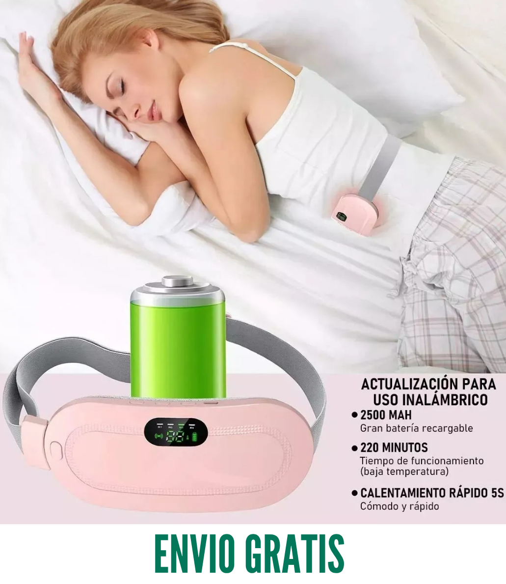 Guatero calentador menstrual eléctrico
