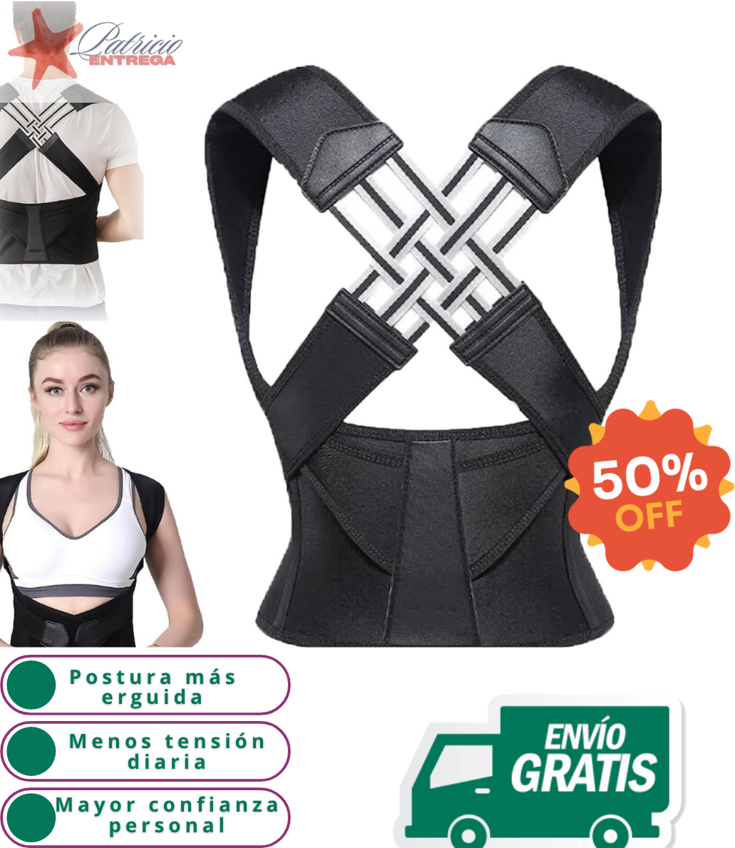 Chaleco Corrector De Postura Cruzado Win