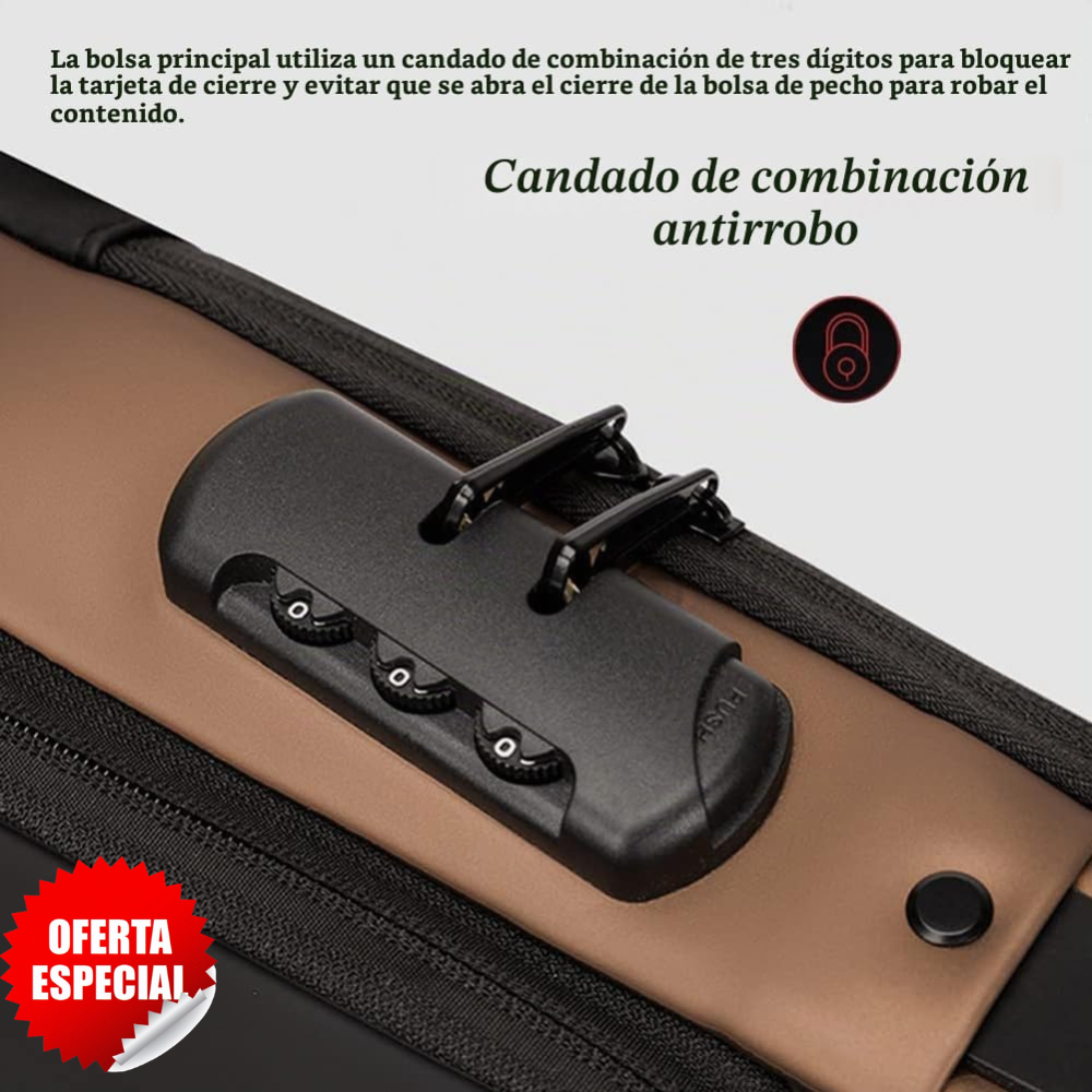 Bolso Mochila Antirrobo