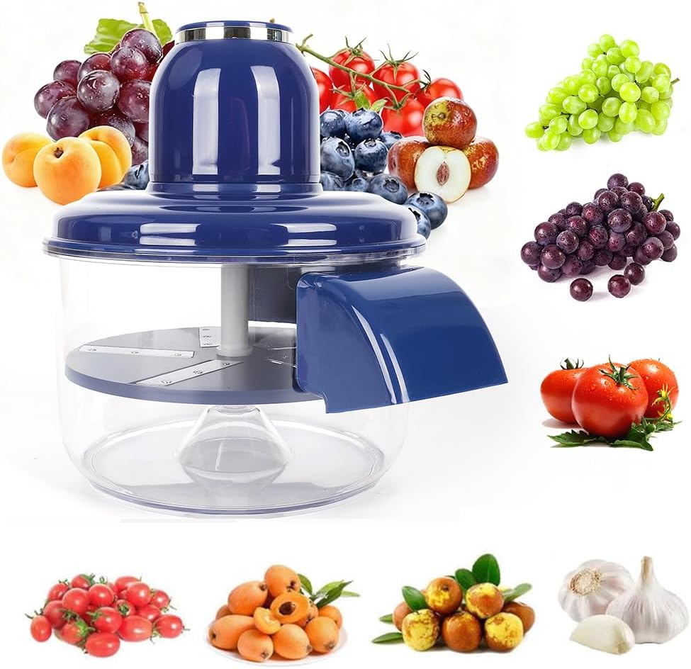 Pelador Eléctrico De Frutas Azul
