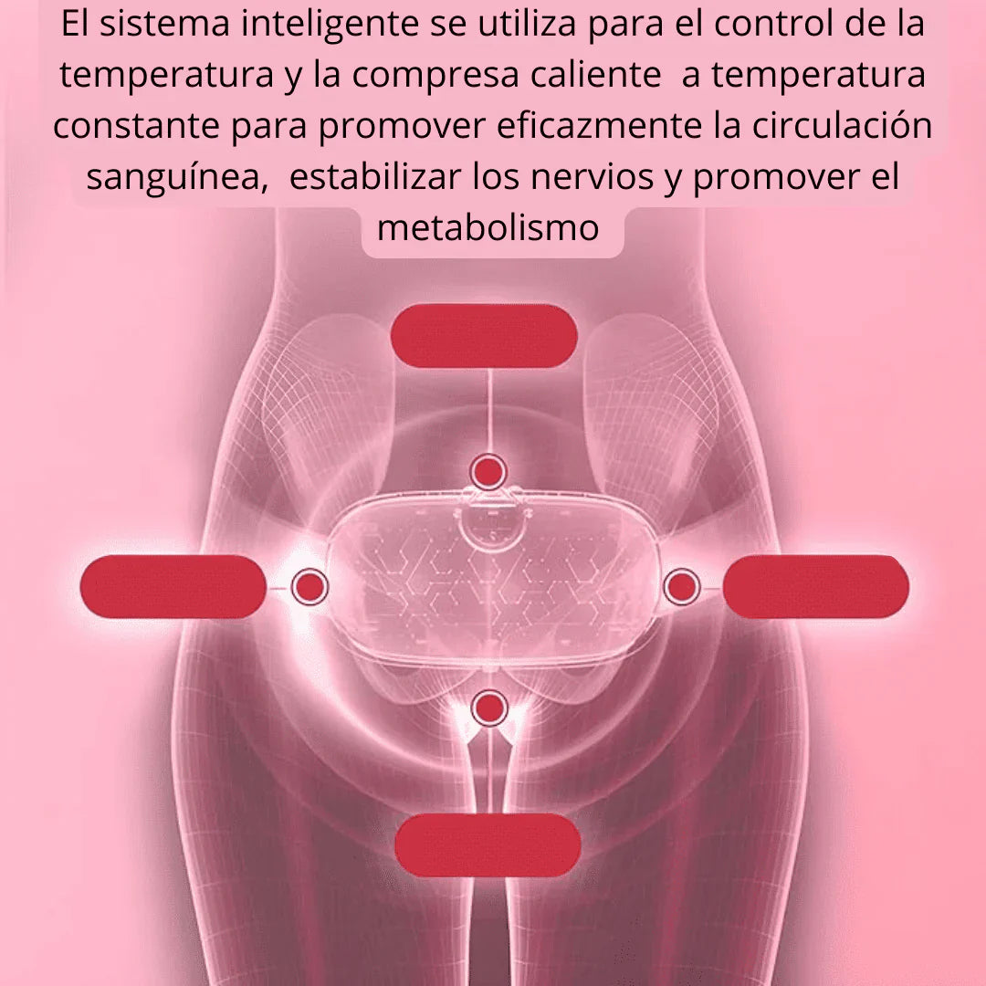Guatero calentador menstrual eléctrico