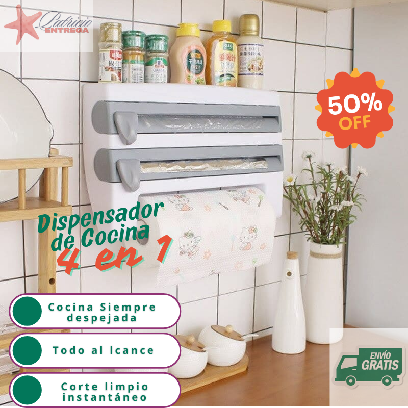 Dispensador de Cocina 4 en 1