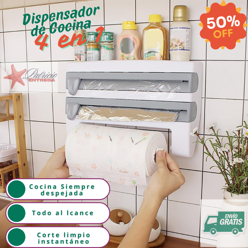 Dispensador de Cocina 4 en 1